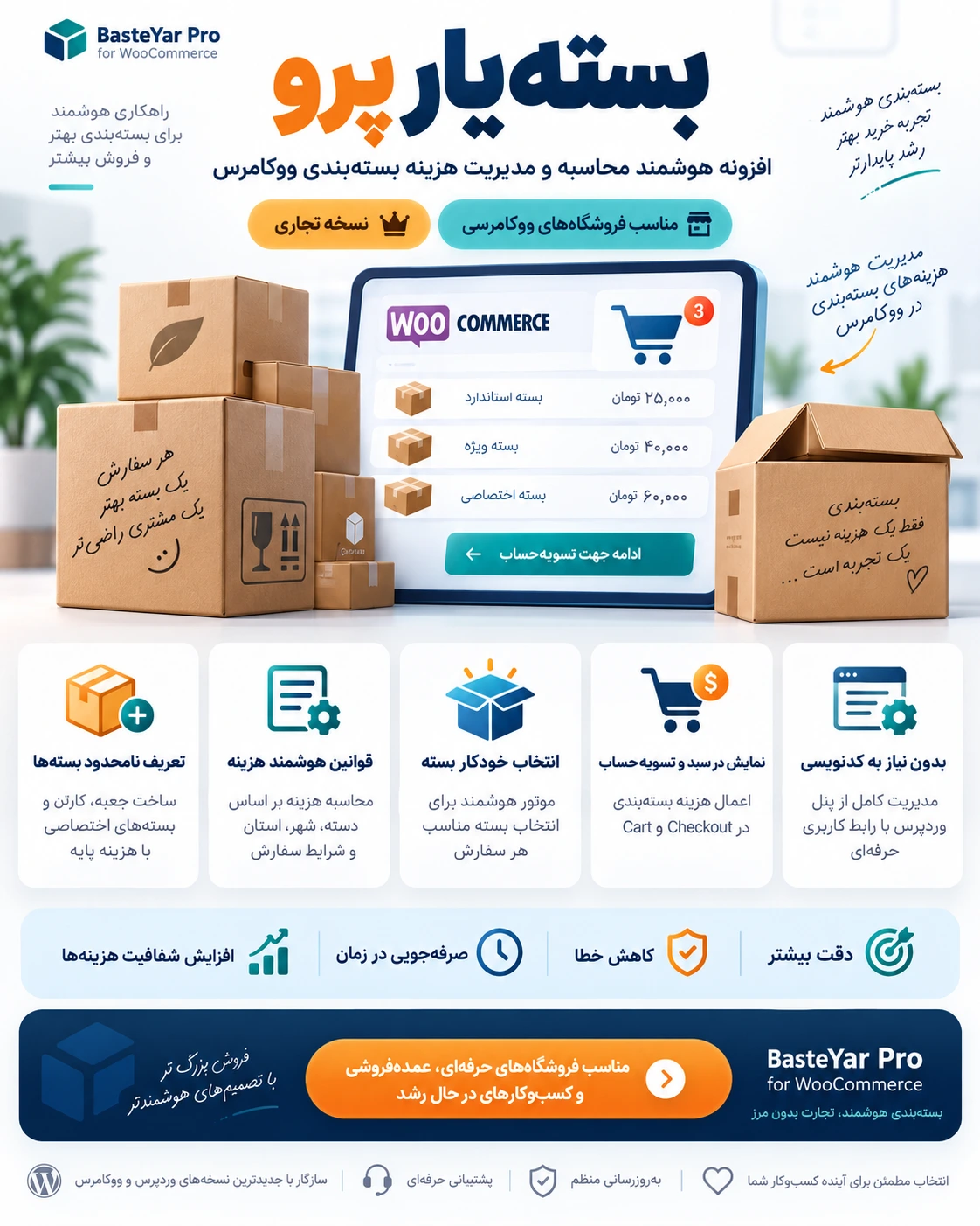 افزونه بسته یار ووکامرس